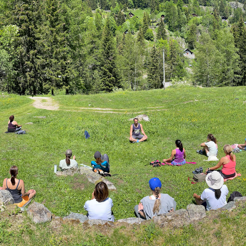 yoga and hiking retreat switzerland