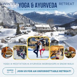 winter yoga retreat swiss alps