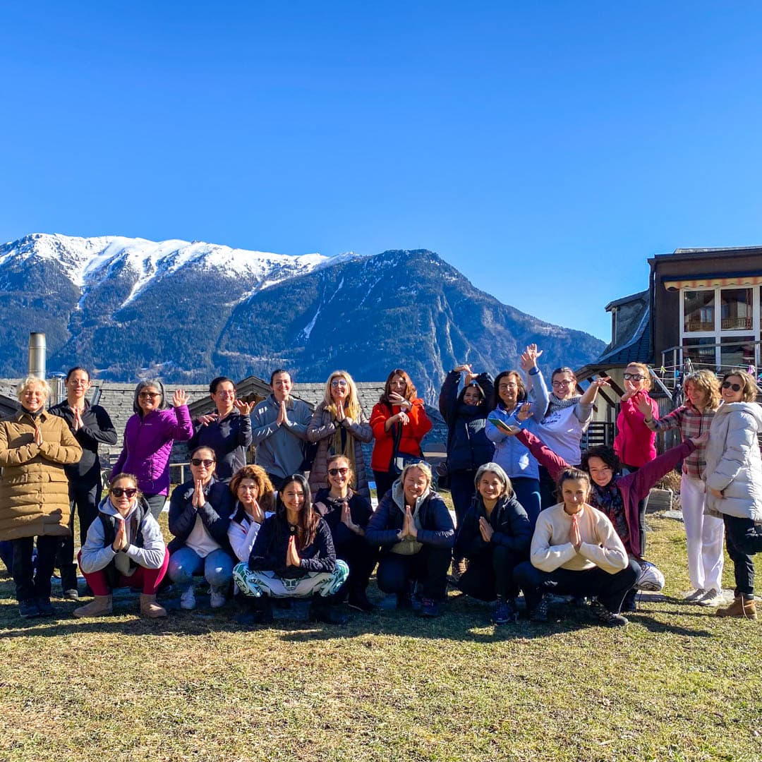 winter yoga retreat switzerland