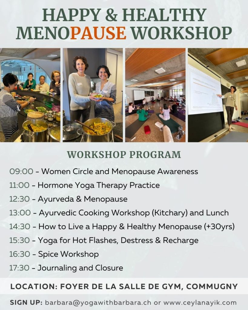 healthy menopause workshop commungy