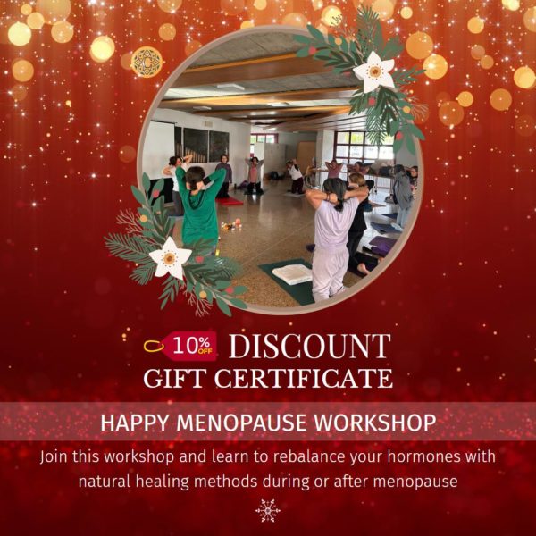 menopause workshop gift certificate