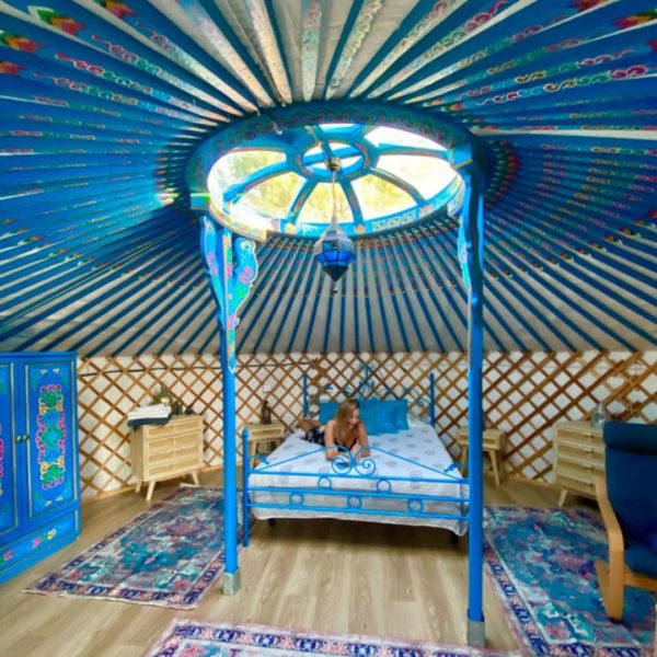honeymoon yurt room