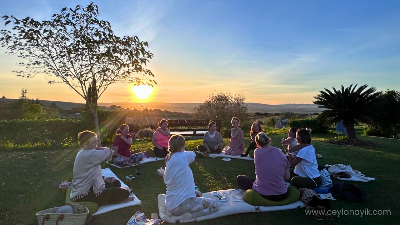 yoga retreat outdoor