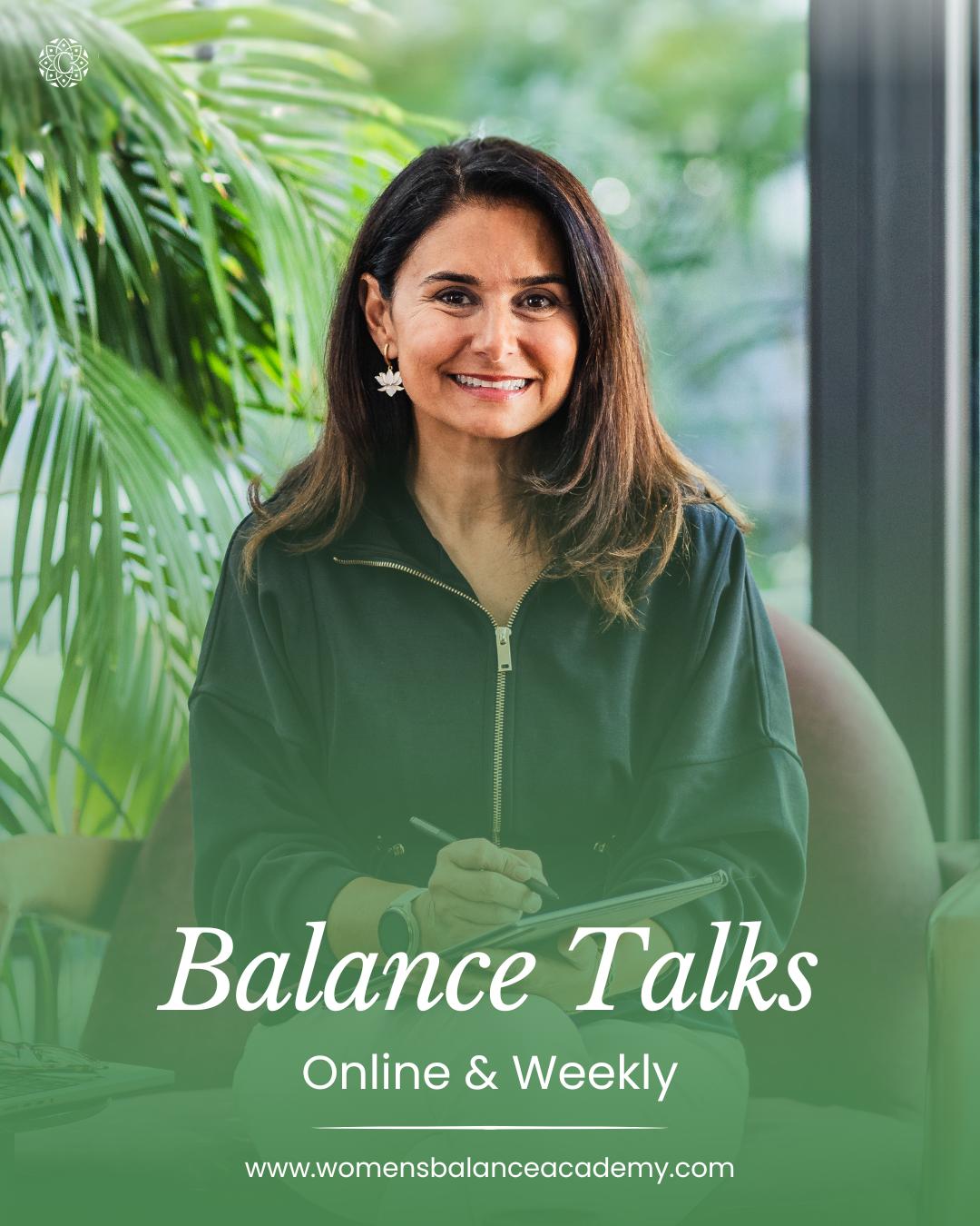 Weekly Balance Talks - Free