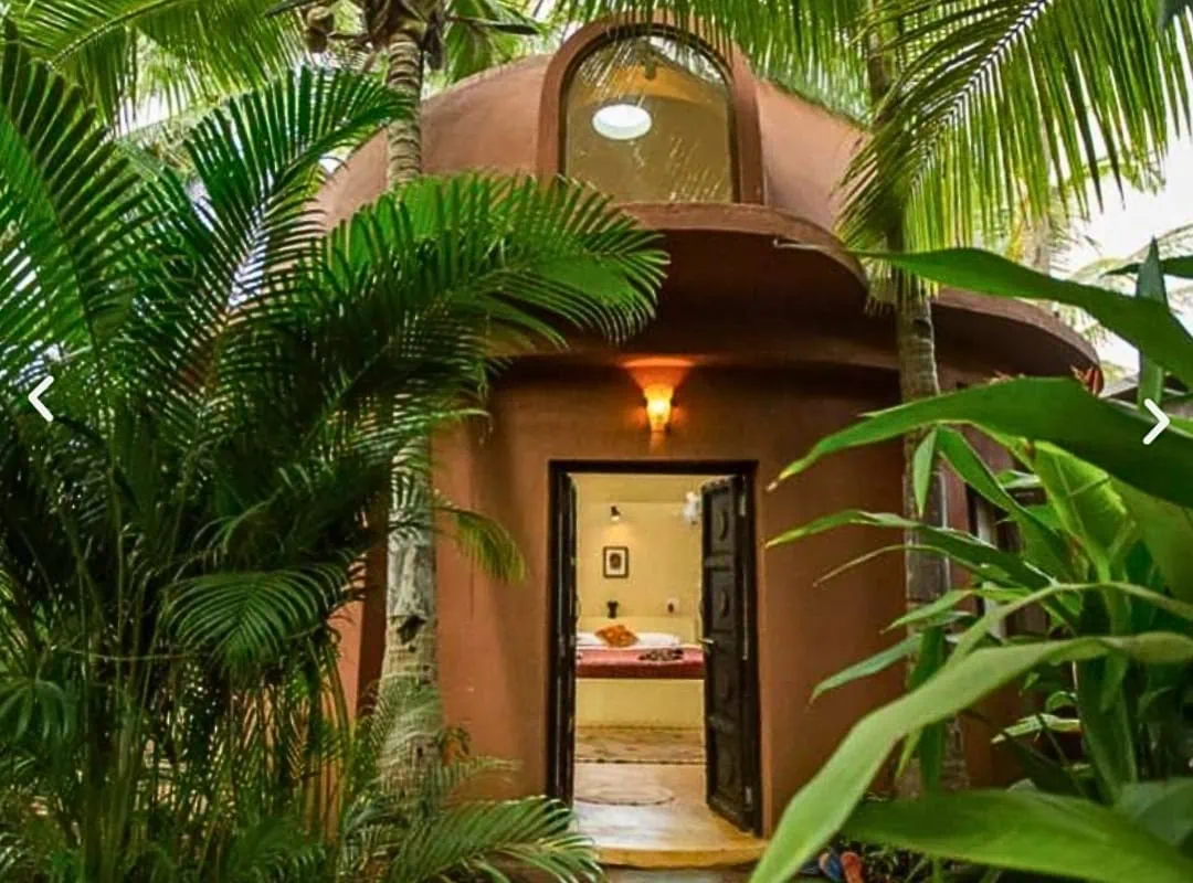 Moon Villa exterior at Ashiyana Yoga Centre